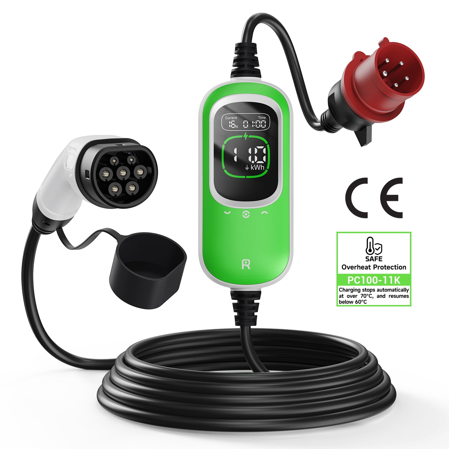 Rheidon 11 kW Portable EV Charger PC100-11K