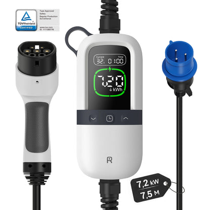 Rheidon 7.2 kW Smart Portable EV Charger | PC200-7K2
