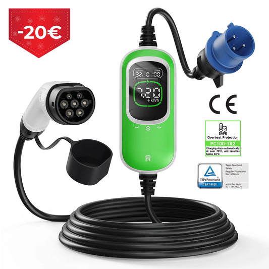 Rheidon 7.2 kW Portable EV Charger PC100-7K2
