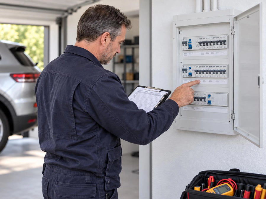 Connecting the Rheidon PC200 portable EV charger to an electric car