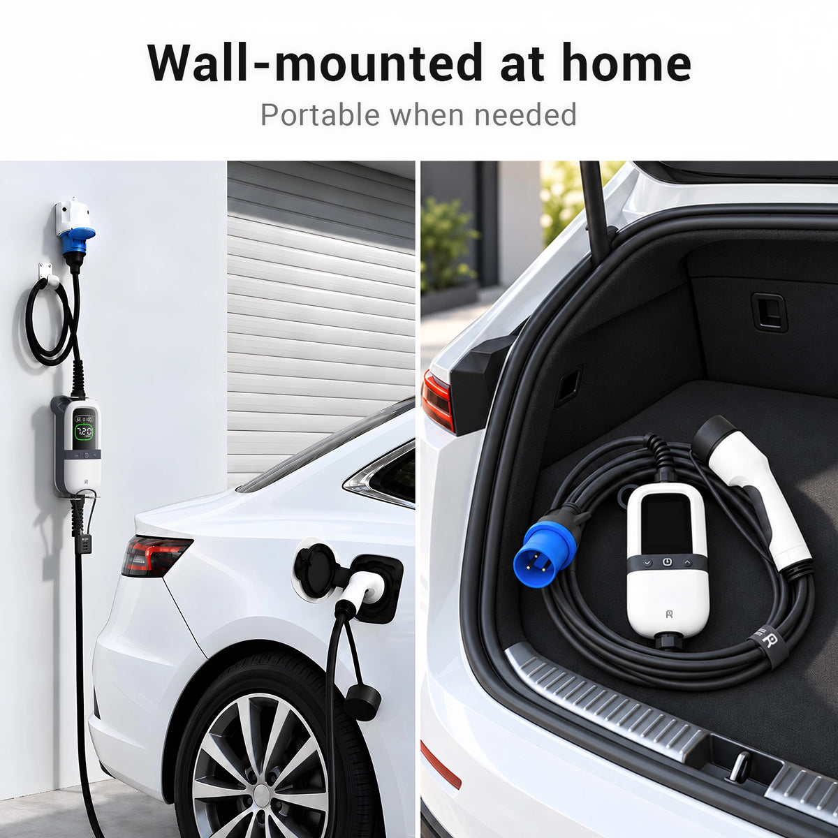 Rheidon 7.2 kW Smart Portable EV Charger | PC200-7K2