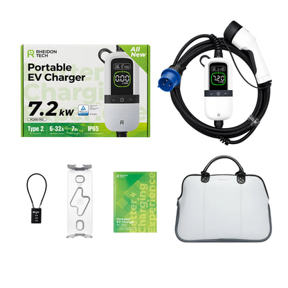 Rheidon 7.2 kW Smart Portable EV Charger | PC200-7K2