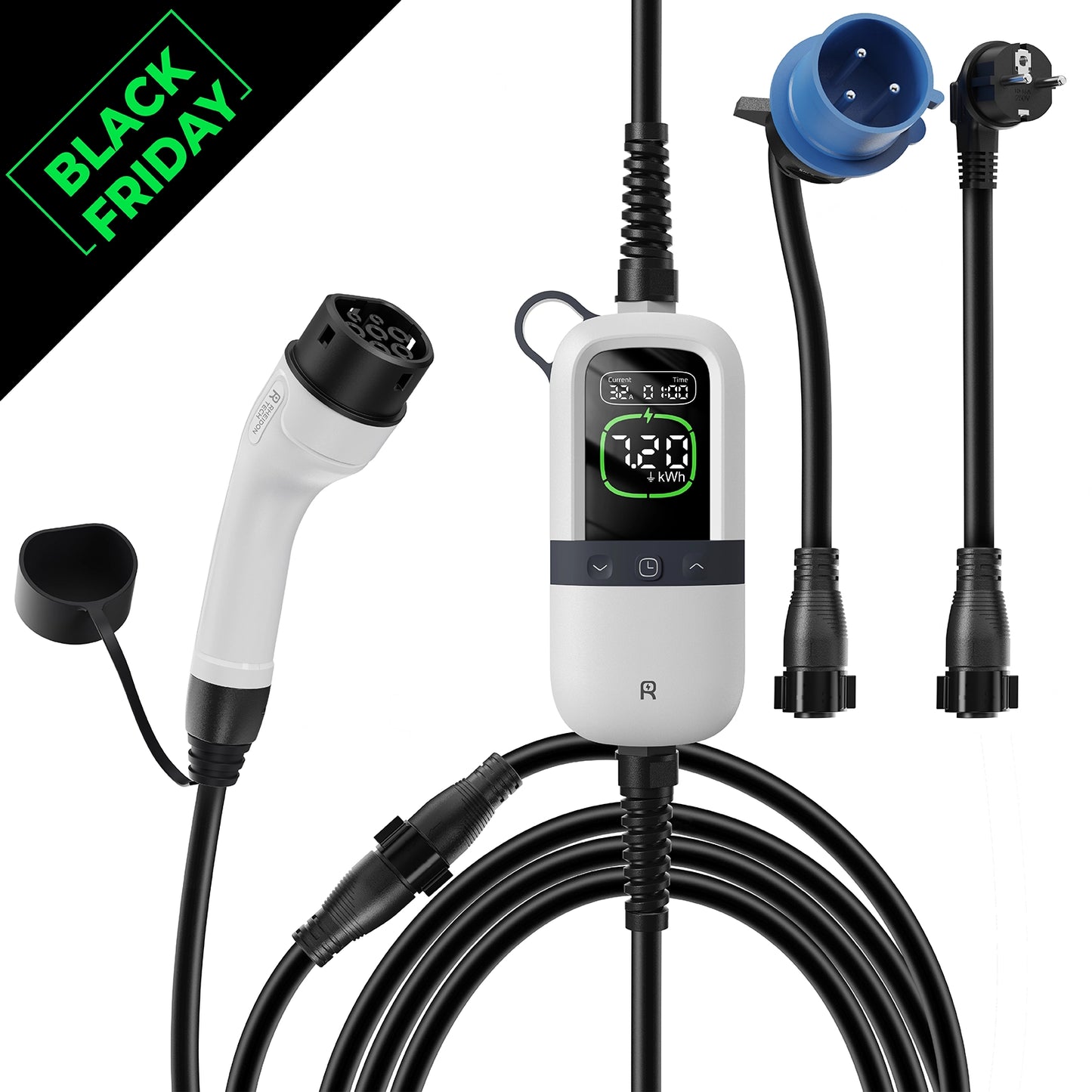 Rheidon 7.2 kW Portable EV Charger PC280-7K2