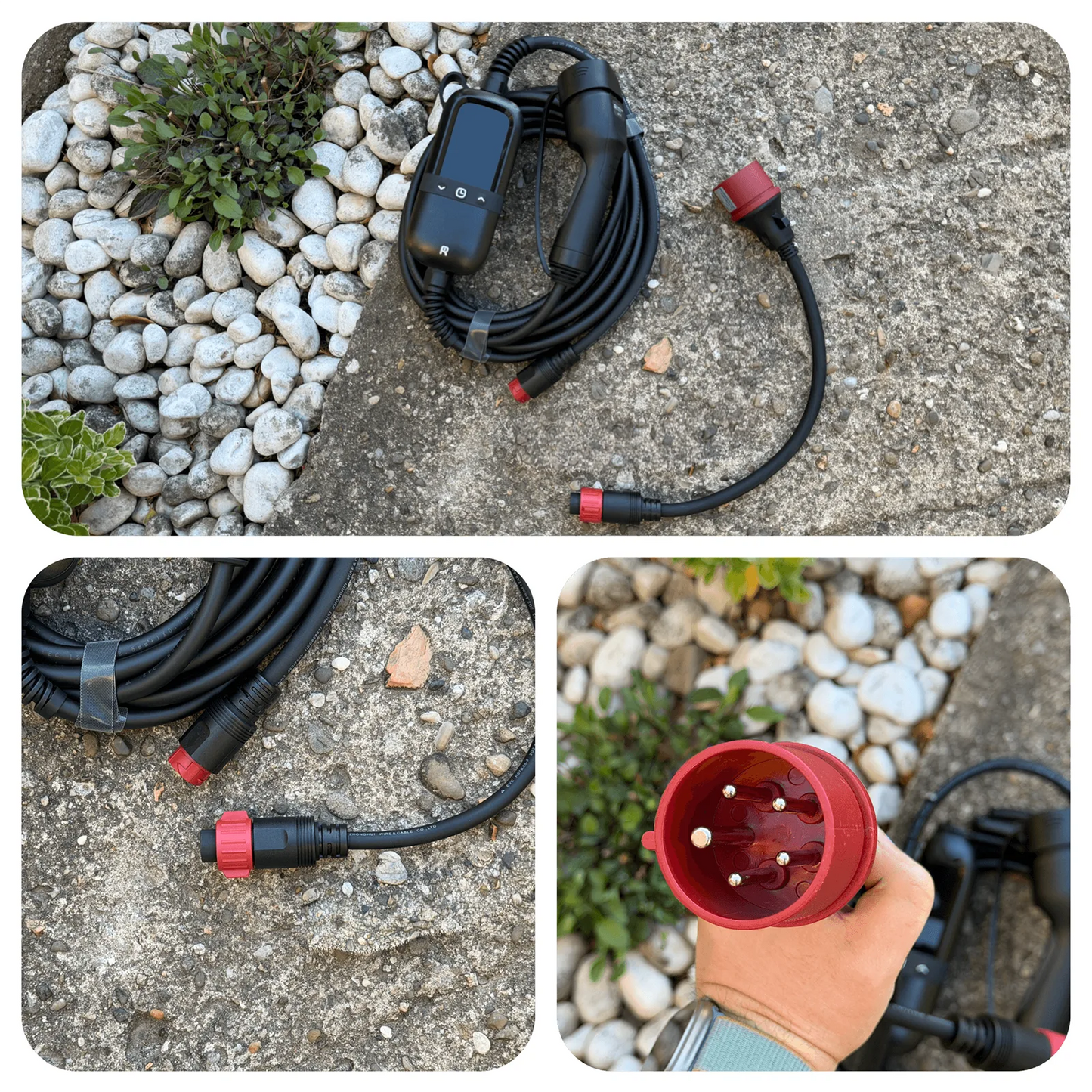 Rheidon PC200 Pro-11K | Caricatore EV portatile – Compatibilità universale delle spine