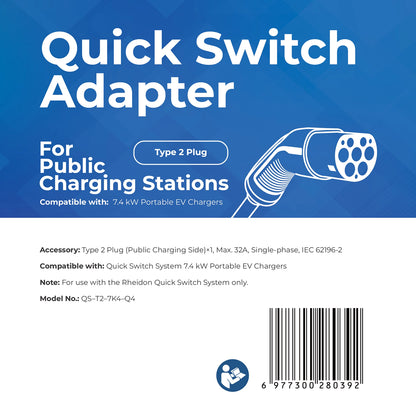 Conector Tipo 2 — Adaptador Quick-Switch para el PC200 Pro 7K4