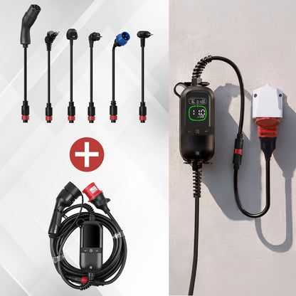 Rheidon PC200 Pro-11K | Cargador Portátil para VE – Compatibilidad Universal de Enchufes