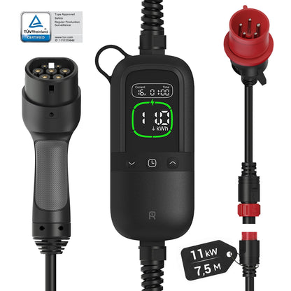Rheidon PC200 Pro-11K  | Portable EV Charger – Universal Plug Compatibility