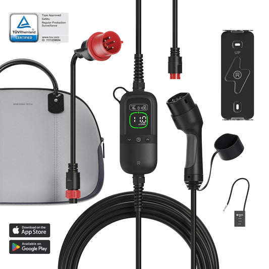 Rheidon PC200 Pro-11K | Mobiles EV-Ladegerät – Universelle Steckeradapter