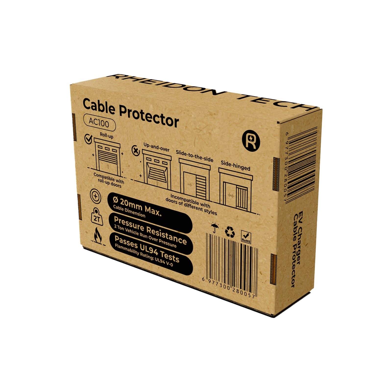 Caja organizadora de cables, paquete de 3, resistente a niños y Caja organizadora de cables, paquete de 3, resistente a niños y