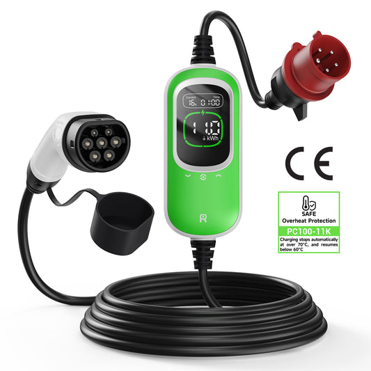 Rheidon 11 kW Portable EV Charger PC100-11K