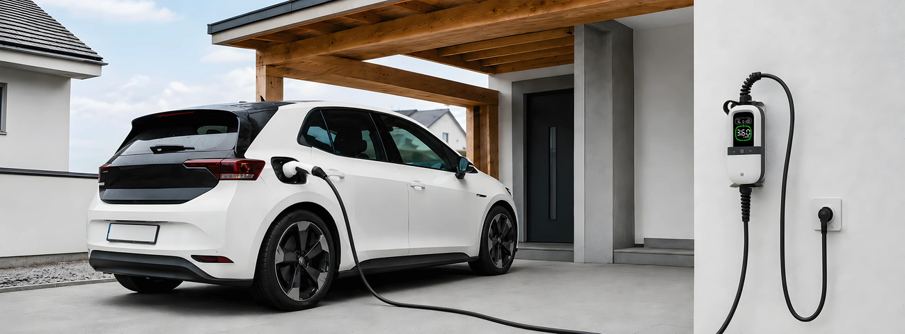 Rheidon PC200 portable EV charger for home charging
