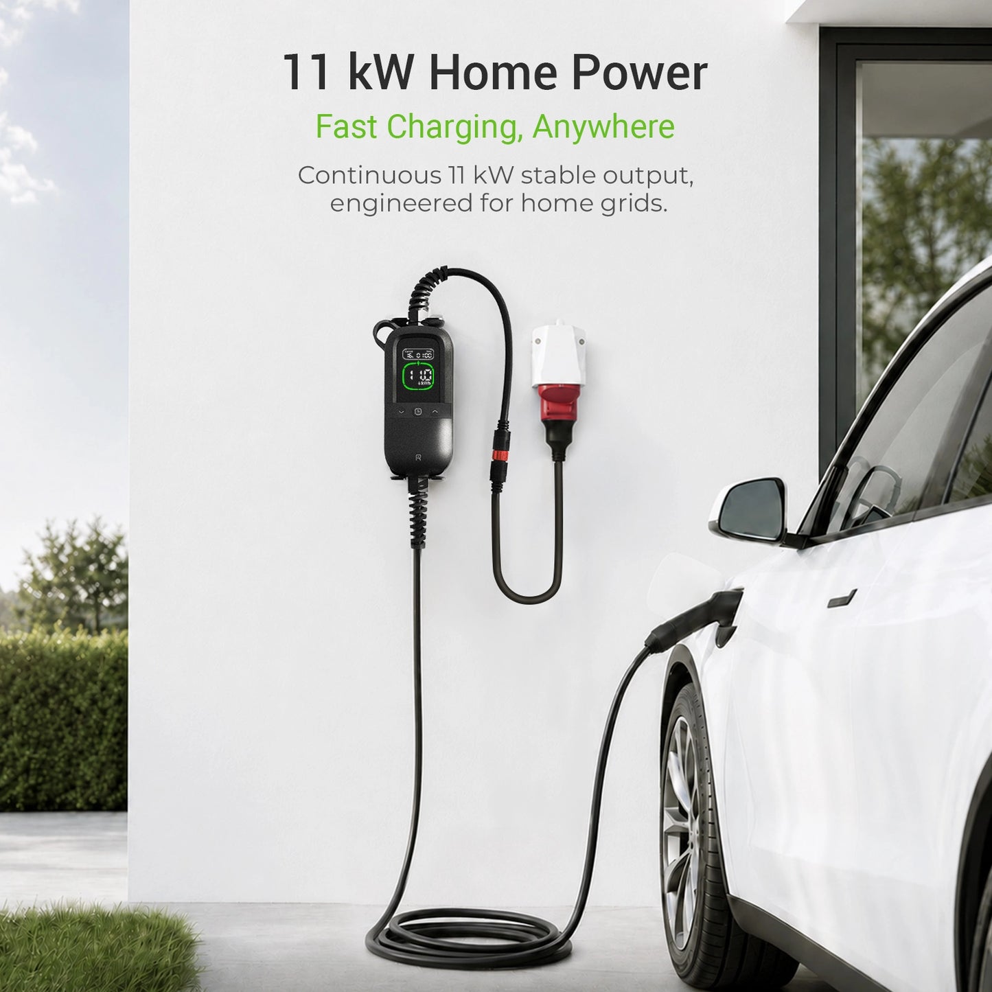 Rheidon PC200 Pro-11K | Mobiles EV-Ladegerät – Universelle Steckeradapter