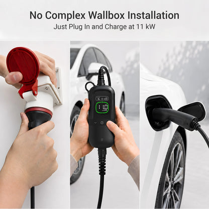 Rheidon PC200 Pro-11K | Mobiles EV-Ladegerät – Universelle Steckeradapter